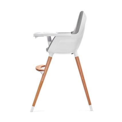 KINDERKRAFT - Hranilica FINI siva/bijela