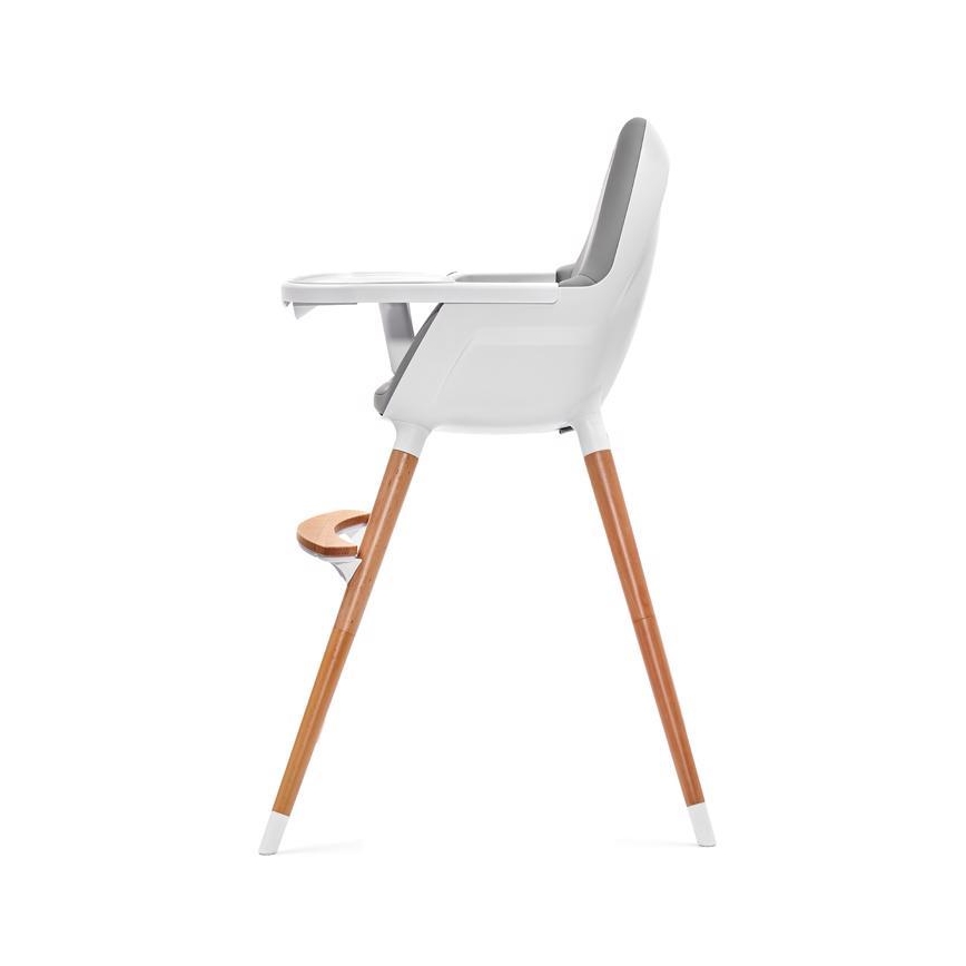 KINDERKRAFT - Hranilica FINI siva/bijela