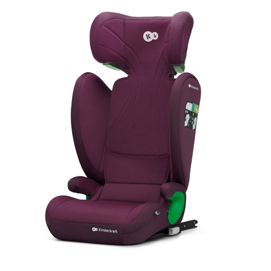 KINDERKRAFT - Autosjedalica JUNIOR FIX 2 (100-150 cm) Cherry pearl