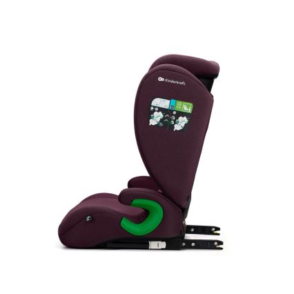 KINDERKRAFT - Autosjedalica JUNIOR FIX 2 (100-150 cm) Cherry pearl