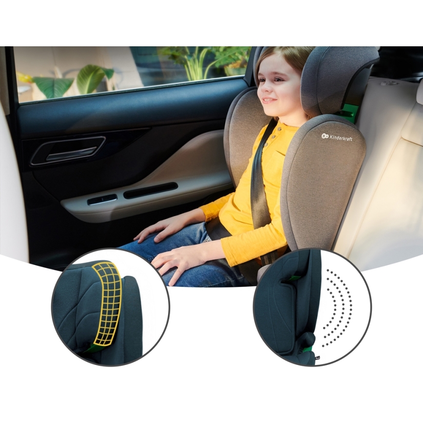 KINDERKRAFT - Autosjedalica JUNIOR FIX 2 (100-150 cm) Harbor plava