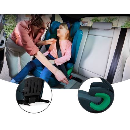 KINDERKRAFT - Autosjedalica JUNIOR FIX 2 (100-150 cm) Harbor plava