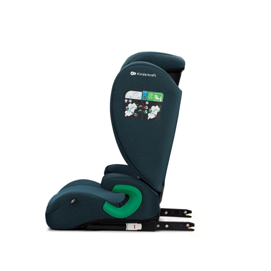 KINDERKRAFT - Autosjedalica JUNIOR FIX 2 (100-150 cm) Harbor plava