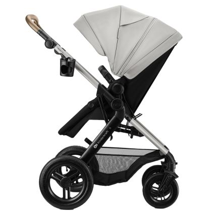 KINDERKRAFT - Kombinirana dječja kolica 3u1 MOOV 2 XL Air Grey