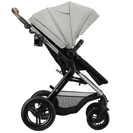 KINDERKRAFT - Kombinirana dječja kolica 3u1 MOOV 2 XL Air Grey