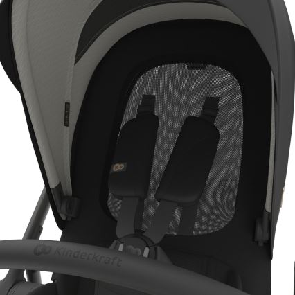 KINDERKRAFT - Kombinirana dječja kolica 3u1 PRIME 3 Venezian Crna