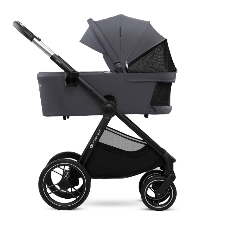 KINDERKRAFT - Kombinirana kolica 2u1 NEA 2 Dark grey
