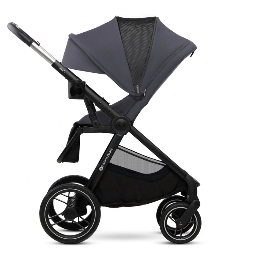 KINDERKRAFT - Kombinirana kolica 2u1 NEA 2 Dark grey