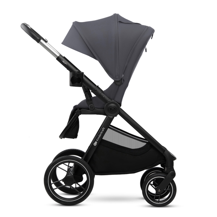 KINDERKRAFT - Kombinirana kolica 2u1 NEA 2 Dark grey