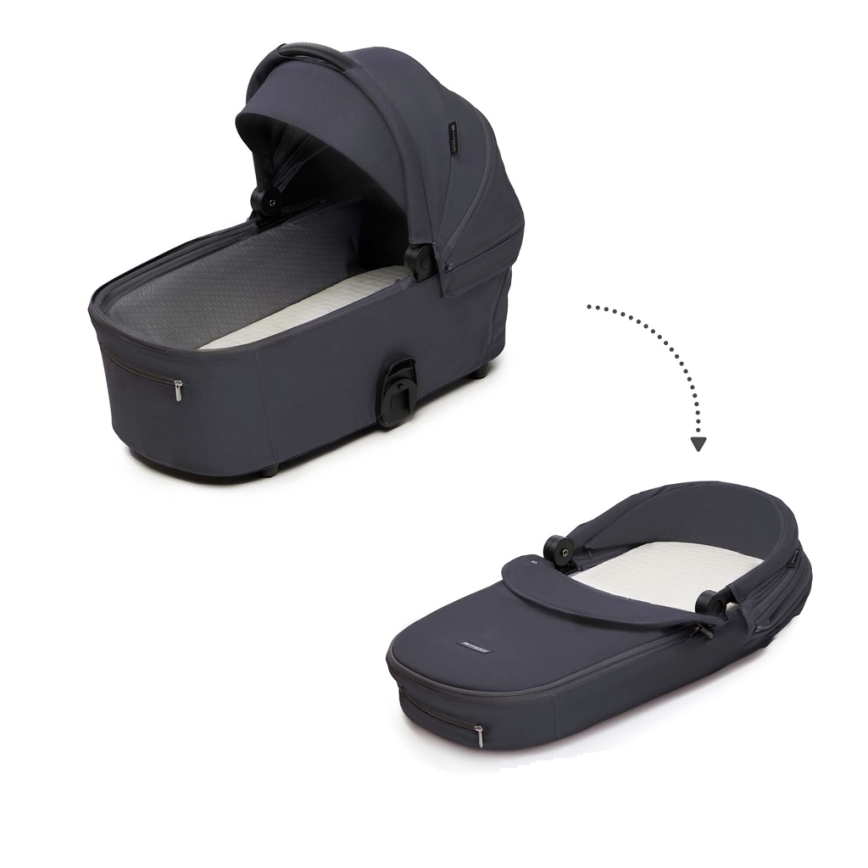 KINDERKRAFT - Kombinirana kolica 2u1 NEA 2 Dark grey