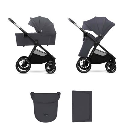 KINDERKRAFT - Kombinirana kolica 2u1 NEA 2 Dark grey