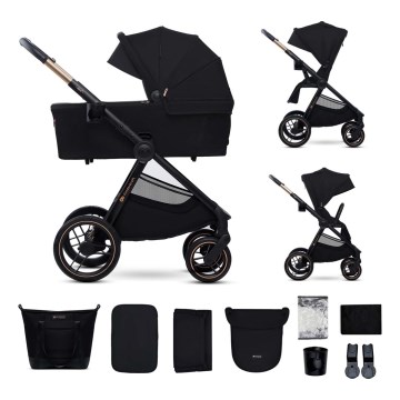 KINDERKRAFT - Kombinirana kolica 2u1 NEA 2 Midnight black