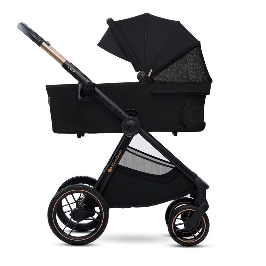 KINDERKRAFT - Kombinirana kolica 2u1 NEA 2 Midnight black