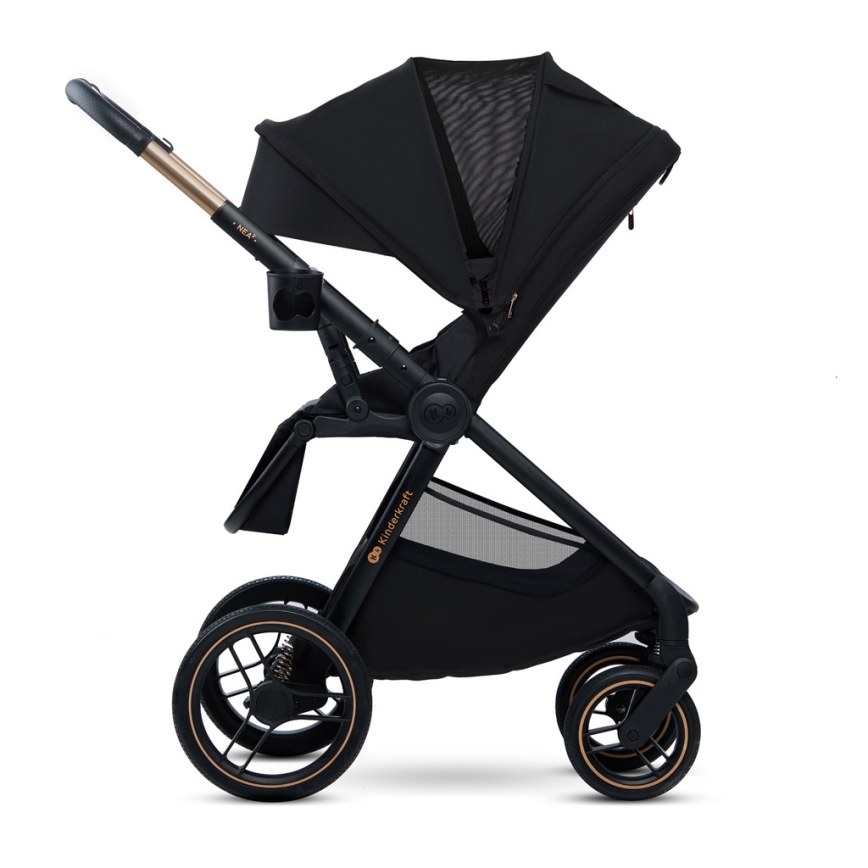 KINDERKRAFT - Kombinirana kolica 2u1 NEA 2 Midnight black