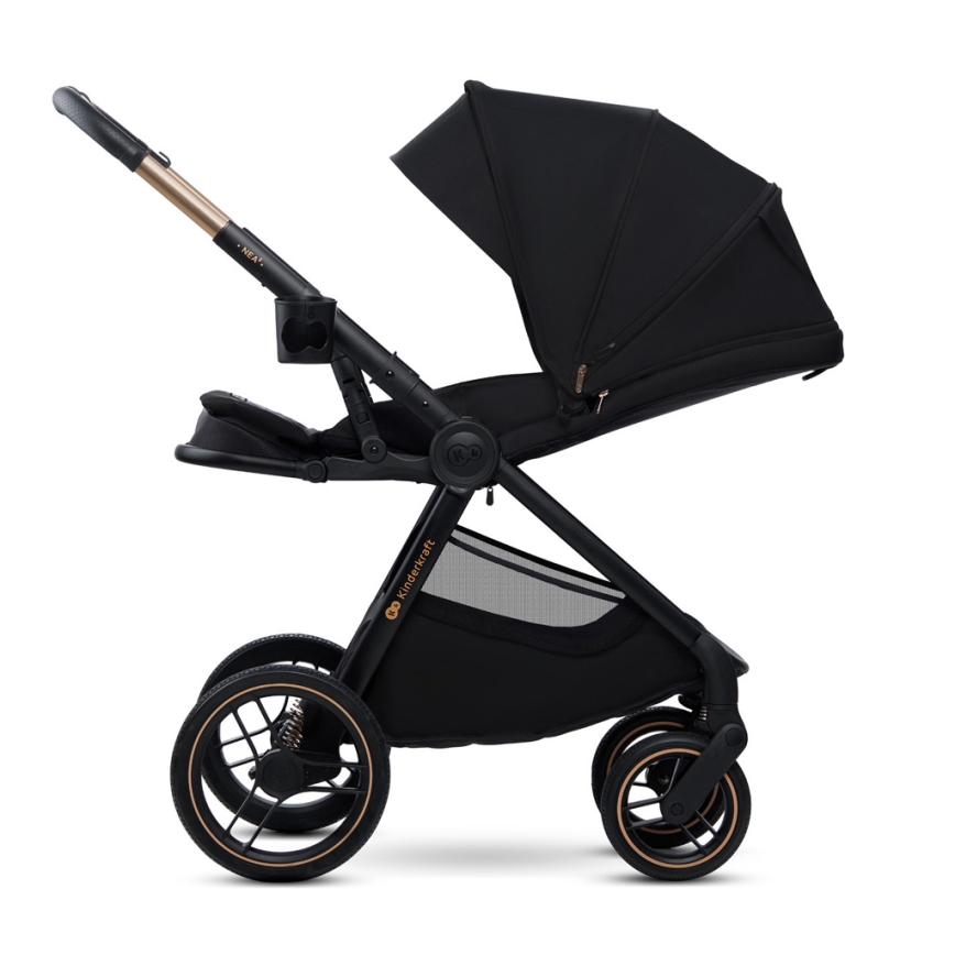 KINDERKRAFT - Kombinirana kolica 2u1 NEA 2 Midnight black