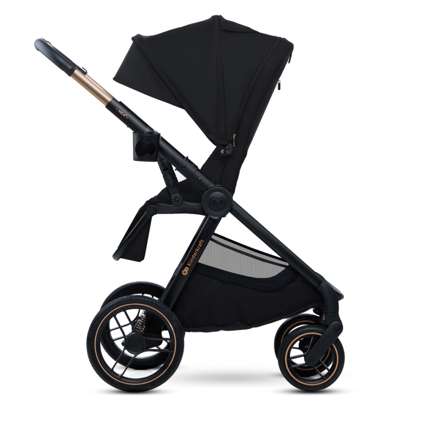 KINDERKRAFT - Kombinirana kolica 2u1 NEA 2 Midnight black