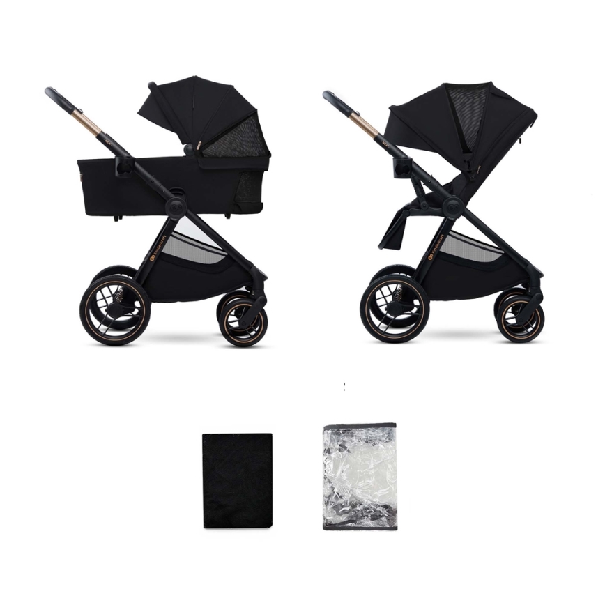 KINDERKRAFT - Kombinirana kolica 2u1 NEA 2 Midnight black