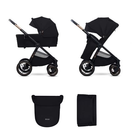 KINDERKRAFT - Kombinirana kolica 2u1 NEA 2 Midnight black