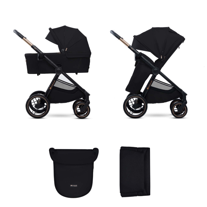 KINDERKRAFT - Kombinirana kolica 2u1 NEA 2 Midnight black