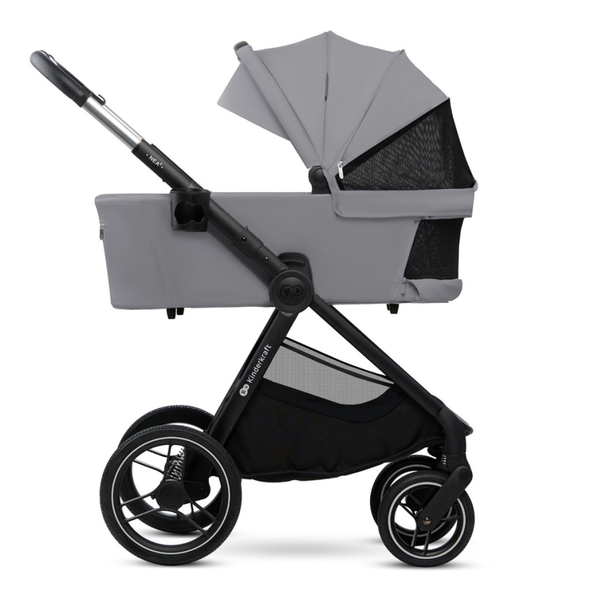 KINDERKRAFT - Kombinirana kolica 2u1 NEA 2 Platinum grey