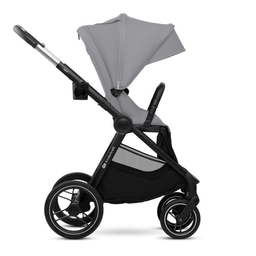 KINDERKRAFT - Kombinirana kolica 2u1 NEA 2 Platinum grey