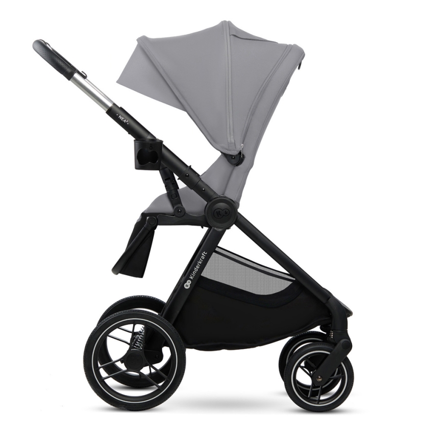 KINDERKRAFT - Kombinirana kolica 2u1 NEA 2 Platinum grey