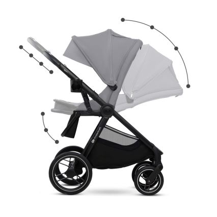 KINDERKRAFT - Kombinirana kolica 2u1 NEA 2 Platinum grey