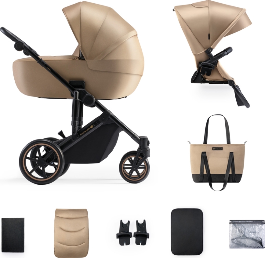 KINDERKRAFT - Kombinirana kolica 2u1 PRIME 2 bež
