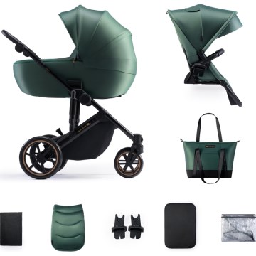 KINDERKRAFT - Kombinirana kolica 2u1 PRIME 2 zelena