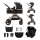 KINDERKRAFT - Kombinirana kolica 3u1 ESME Pure black + autosjedalica MINK PRO