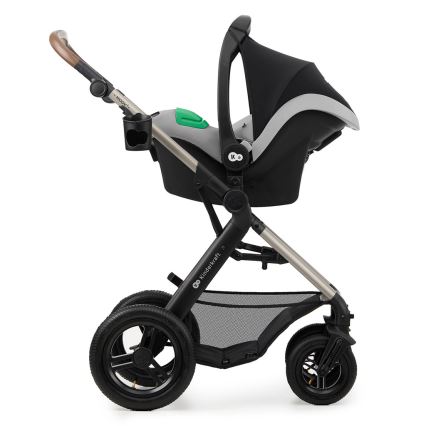 KINDERKRAFT - Kombinirana kolica 3u1 MOOV 2 AIR Moonlight grey + autosjedalica MINK PRO