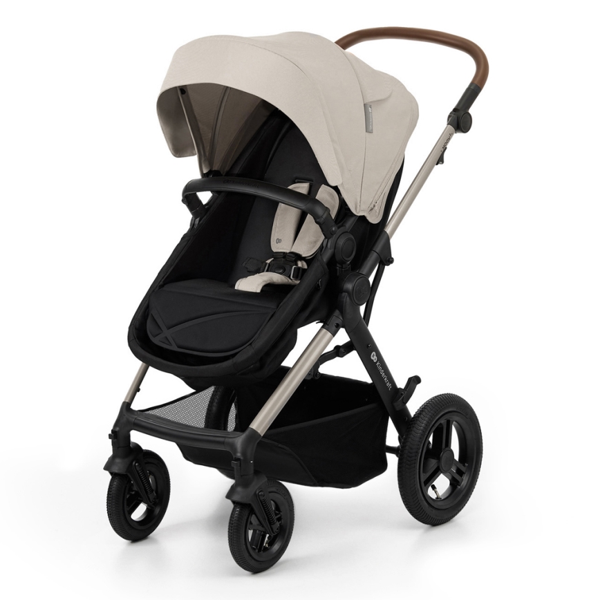 KINDERKRAFT - Kombinirana kolica 3u1 MOOV 2 AIR Moonlight grey + autosjedalica MINK PRO
