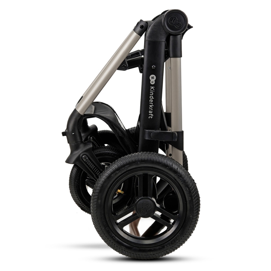 KINDERKRAFT - Kombinirana kolica 3u1 MOOV 2 AIR Moonlight grey + autosjedalica MINK PRO