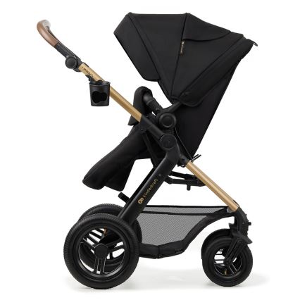 KINDERKRAFT - Kombinirana kolica 3u1 MOOV 2 AIR Pure black + autosjedalica MINK PRO