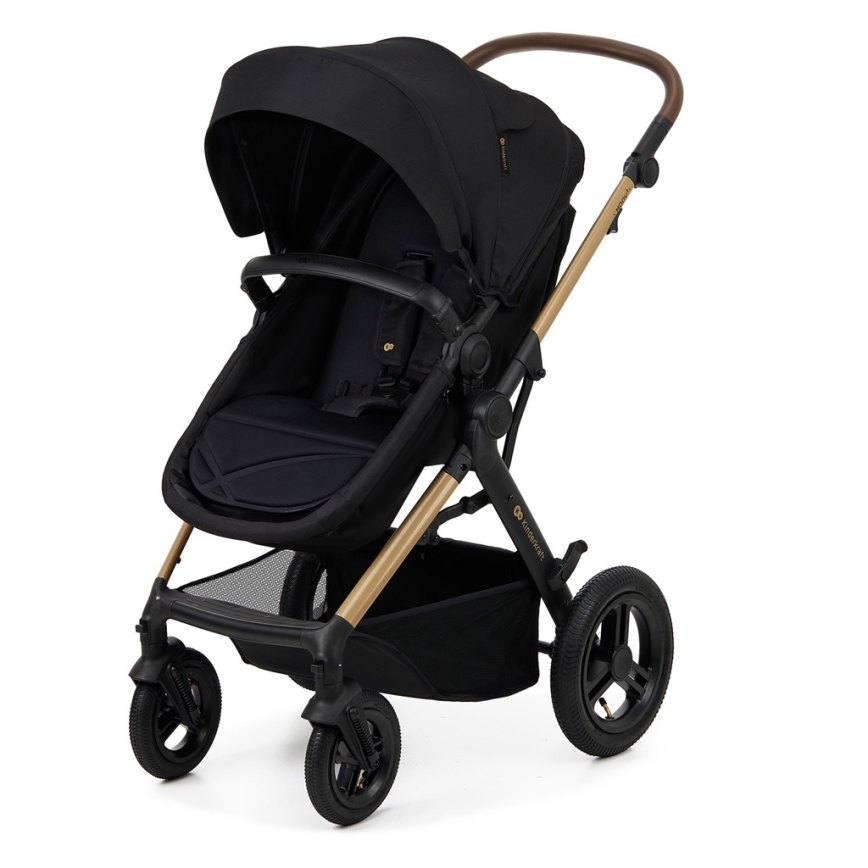 KINDERKRAFT - Kombinirana kolica 3u1 MOOV 2 AIR Pure black + autosjedalica MINK PRO