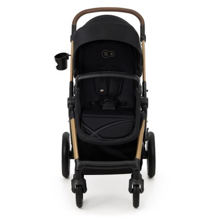 KINDERKRAFT - Kombinirana kolica 3u1 MOOV 2 AIR Pure black + autosjedalica MINK PRO