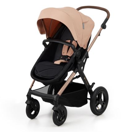 KINDERKRAFT - Kombinirana kolica 3u1 MOOV 2 AIR Sand beige + autosjedalica MINK PRO