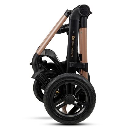 KINDERKRAFT - Kombinirana kolica 3u1 MOOV 2 AIR Sand beige + autosjedalica MINK PRO