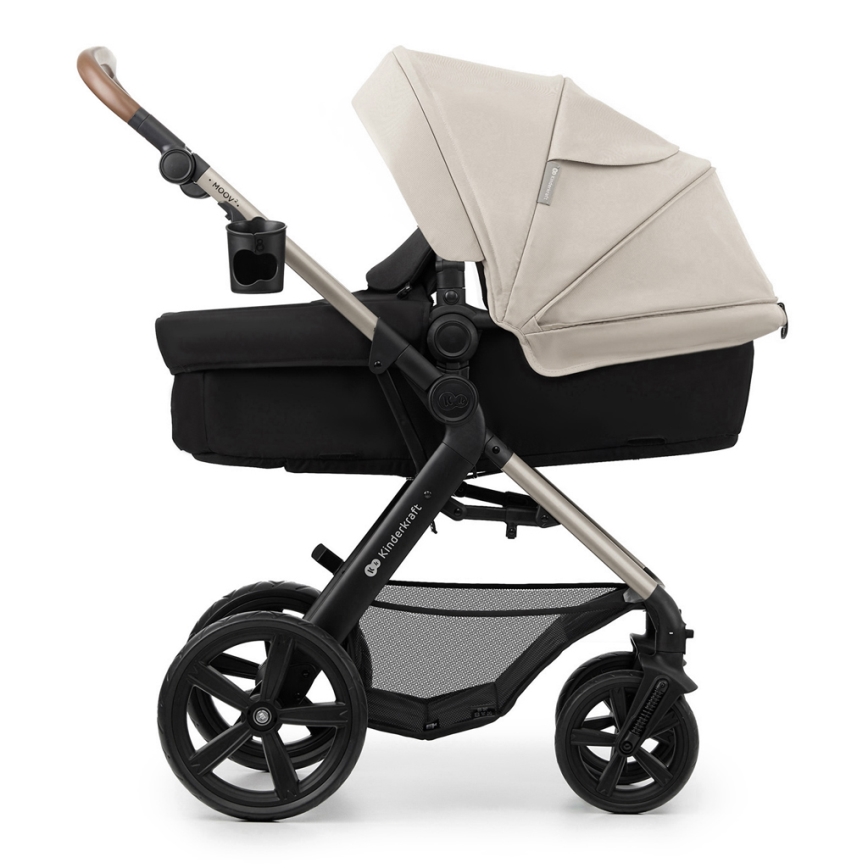 KINDERKRAFT - Kombinirana kolica 3u1 MOOV 2 Moonlight grey + autosjedalica MINK PRO
