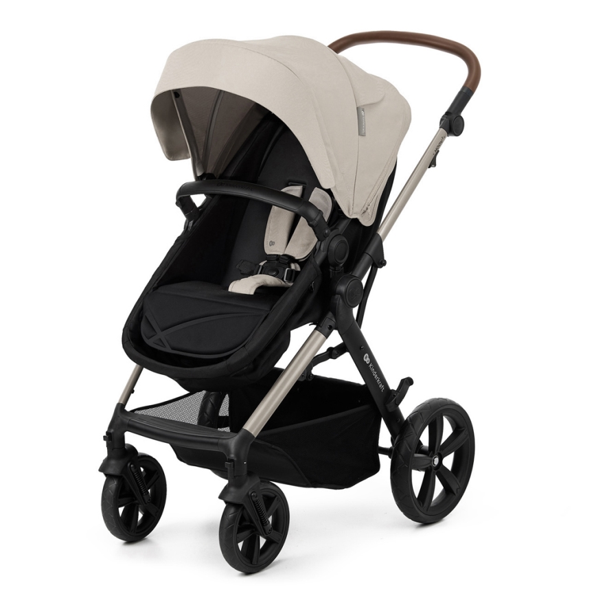 KINDERKRAFT - Kombinirana kolica 3u1 MOOV 2 Moonlight grey + autosjedalica MINK PRO