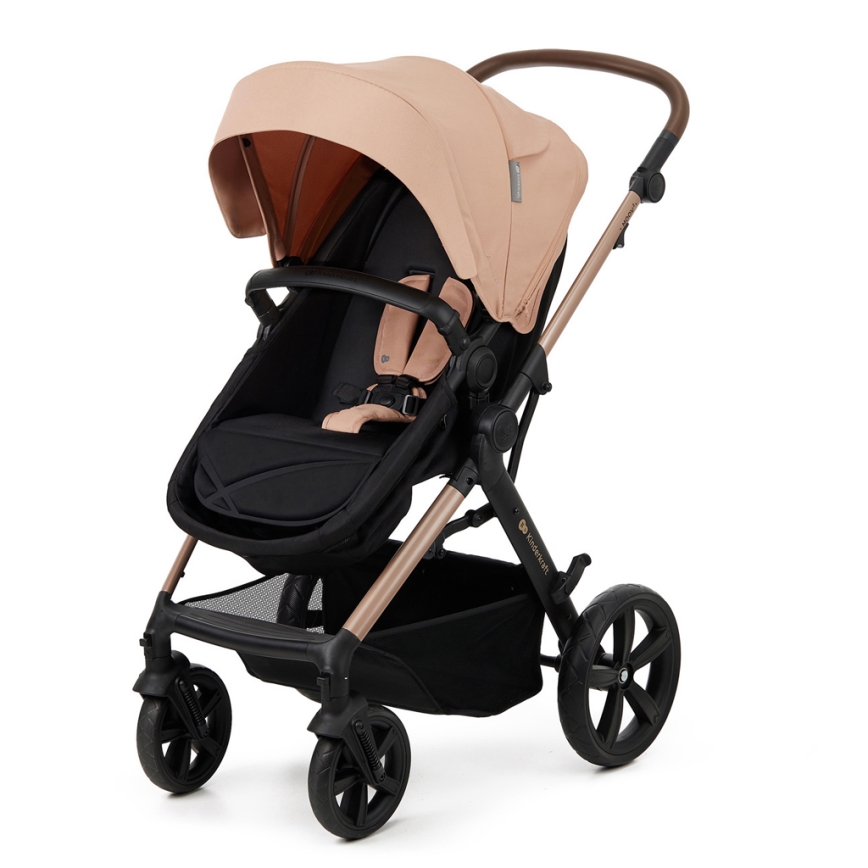 KINDERKRAFT - Kombinirana kolica 3u1 MOOV 2 Sand beige + autosjedalica MINK PRO