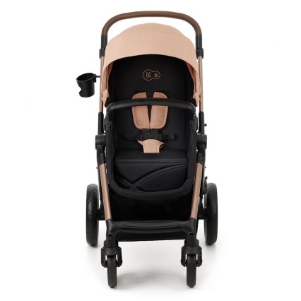 KINDERKRAFT - Kombinirana kolica 3u1 MOOV 2 Sand beige + autosjedalica MINK PRO