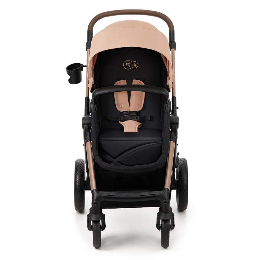 KINDERKRAFT - Kombinirana kolica 3u1 MOOV 2 Sand beige + autosjedalica MINK PRO