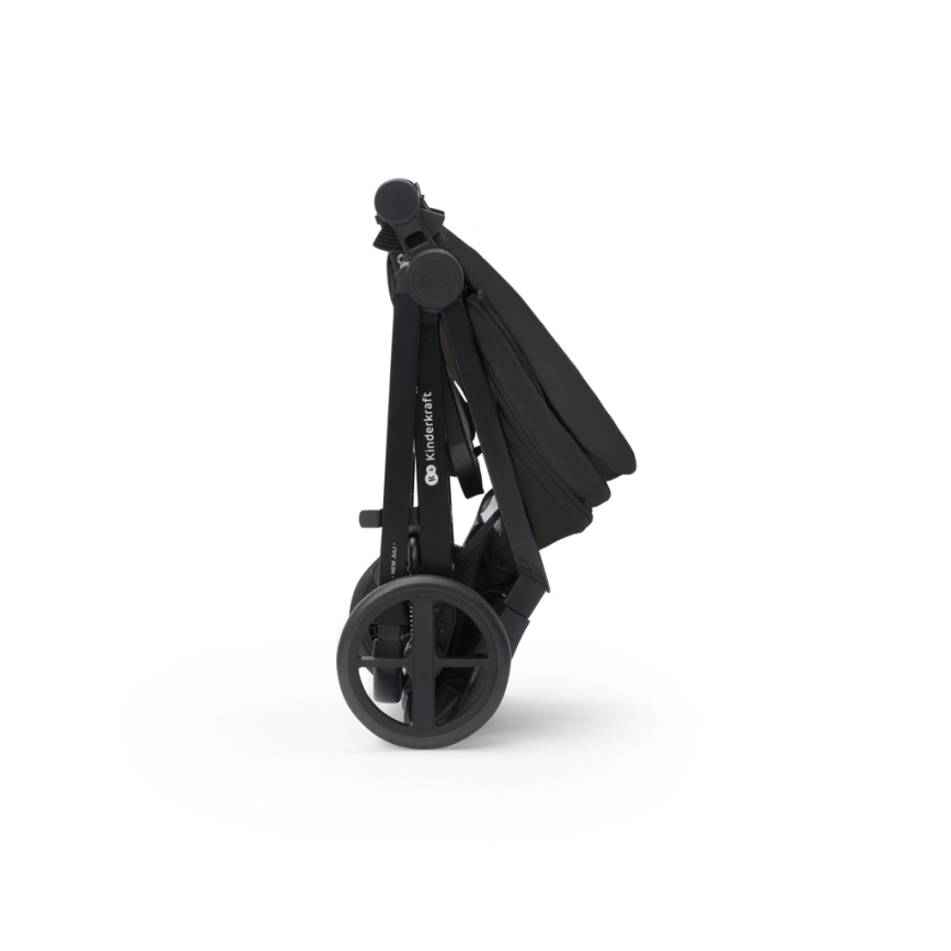 KINDERKRAFT - Kombinirana kolica 3u1 NEWLY Classic black  + autosjedalica MINK PRO