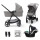 KINDERKRAFT - Kombinirana kolica 3u1 NEWLY Moonlight grey  + autosjedalica MINK PRO