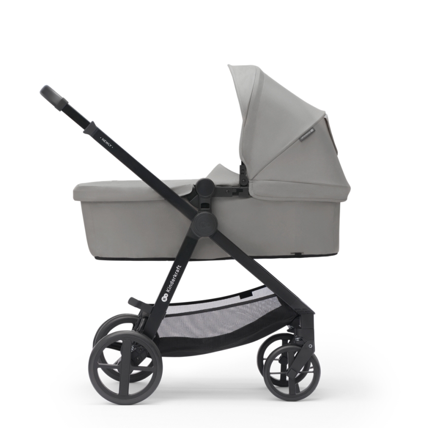 KINDERKRAFT - Kombinirana kolica 3u1 NEWLY Moonlight grey  + autosjedalica MINK PRO