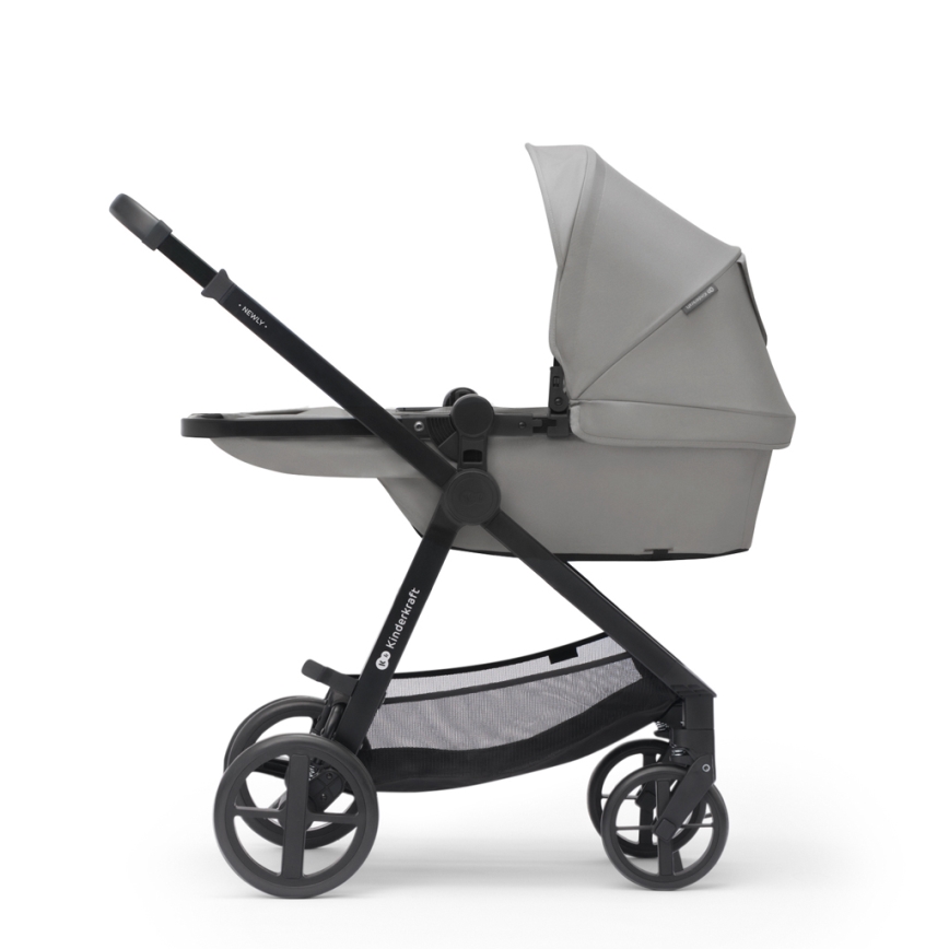 KINDERKRAFT - Kombinirana kolica 3u1 NEWLY Moonlight grey  + autosjedalica MINK PRO