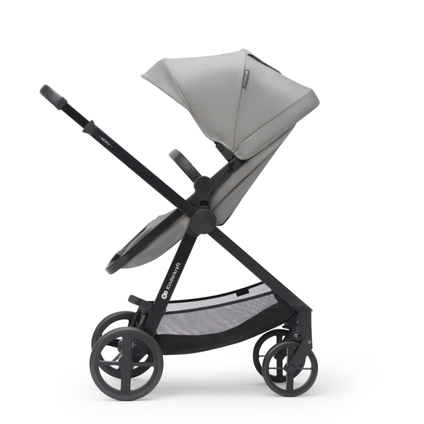 KINDERKRAFT - Kombinirana kolica 3u1 NEWLY Moonlight grey  + autosjedalica MINK PRO