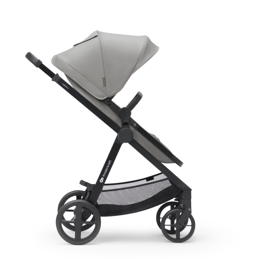 KINDERKRAFT - Kombinirana kolica 3u1 NEWLY Moonlight grey  + autosjedalica MINK PRO