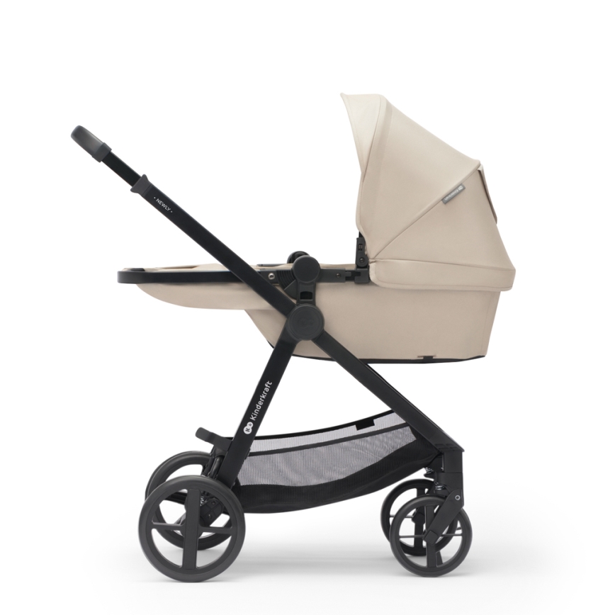 KINDERKRAFT - Kombinirana kolica 3u1 NEWLY Sand beige + autosjedalica MINK PRO